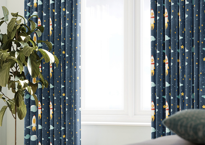 Blast Off, Spacebound - Made to Measure Curtains - Image 5